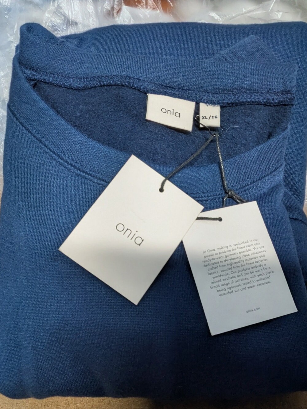 Onia Dave sweatshirt pull over - Picture 4 of 4